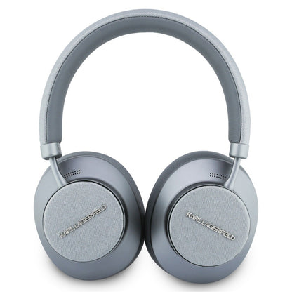Handsfree Bluetooth Karl Lagerfeld Saffiano Elongated, A2DP, ANC, Szary
