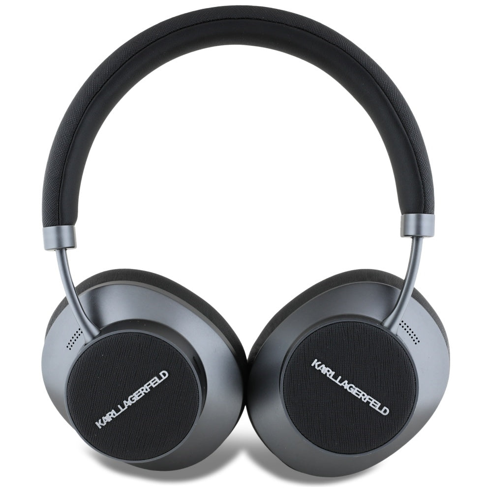 Handsfree Bluetooth Karl Lagerfeld Saffiano Elongated, A2DP, ANC, Czarny