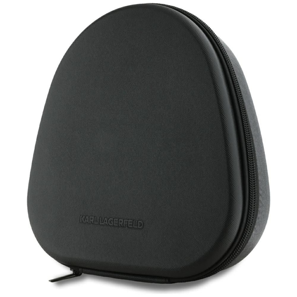 Handsfree Bluetooth Karl Lagerfeld Saffiano Elongated, A2DP, ANC, Czarny