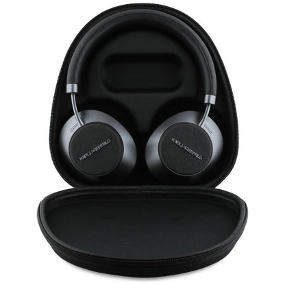 Handsfree Bluetooth Karl Lagerfeld Saffiano Elongated, A2DP, ANC, Czarny