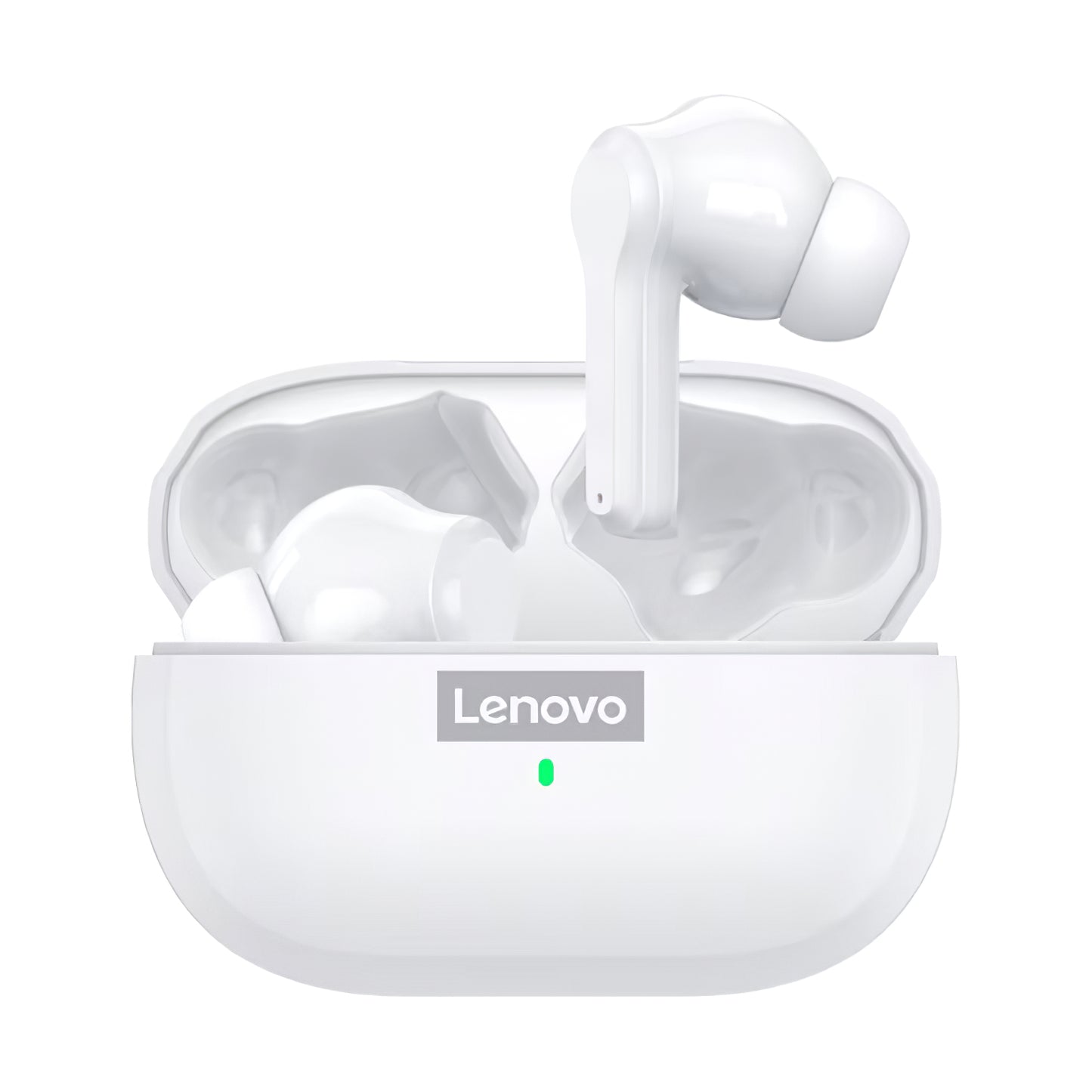 Zestaw głośnomówiący Bluetooth Lenovo LP1S, TWS, Biały 