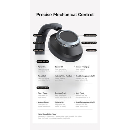 Handsfree Bluetooth McDodo HP-5821 T03, A2DP, ANC, Beżowy