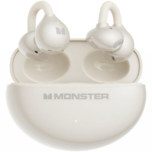 Zestaw słuchawkowy Bluetooth Monster AirClip AC200, TWS, Jasny kremowy