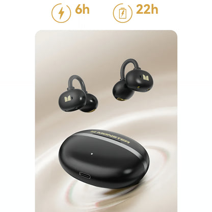 Handsfree Bluetooth Monster AirClip AC200, TWS, Czarny