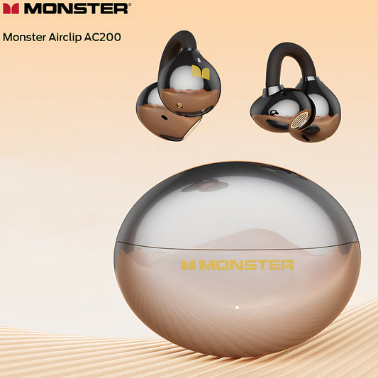 Handsfree Bluetooth Monster AirClip AC200, TWS, Czarny