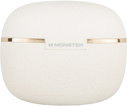 Zestaw słuchawkowy Bluetooth Monster Clarity 200, TWS, ANC, Jasny kremowy