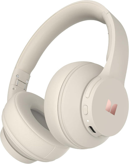 Zestaw słuchawkowy Bluetooth Monster Mission 100, MultiPoint, A2DP, ANC, biały