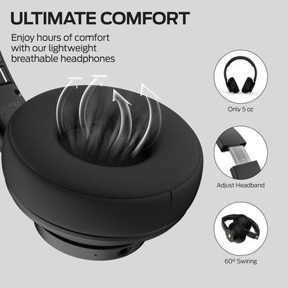 Zestaw słuchawkowy Bluetooth Monster Mission 100, MultiPoint, A2DP, ANC, Czarny