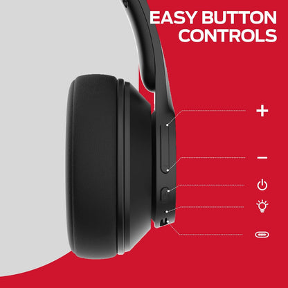 Zestaw słuchawkowy Bluetooth Monster Mission 100, MultiPoint, A2DP, ANC, Czarny