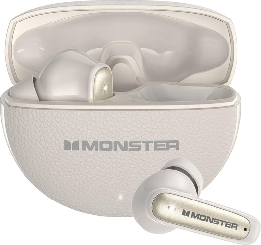 Handsfree Bluetooth Monster N-Lite 310, TWS, Jasny kremowy