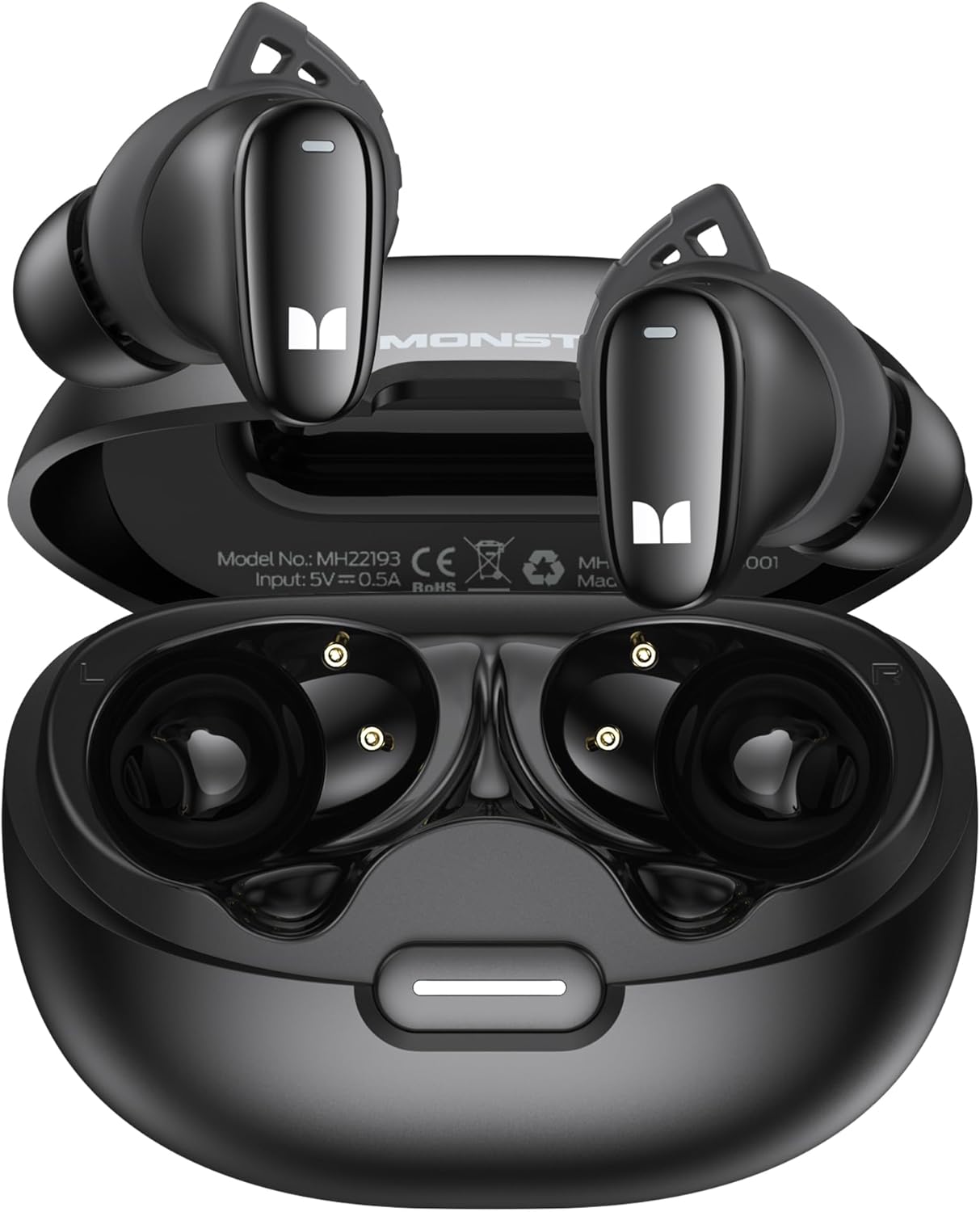 Handsfree Bluetooth Monster N-Lite 206, TWS, Czarny