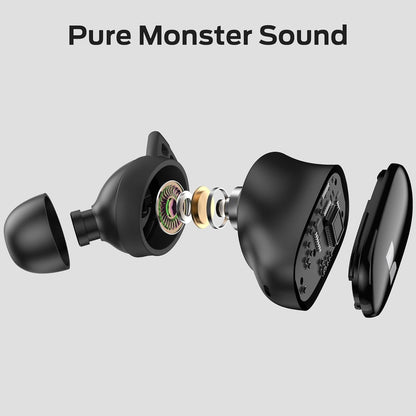 Handsfree Bluetooth Monster N-Lite 206, TWS, Black