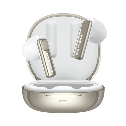 Zestaw słuchawkowy Bluetooth Monster N-Lite 209, TWS, Srebrny