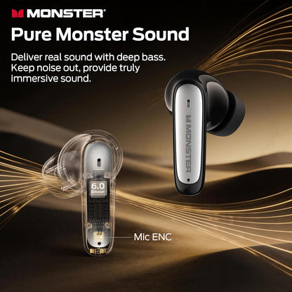 Handsfree Bluetooth Monster N-Lite 310, TWS, Czarny