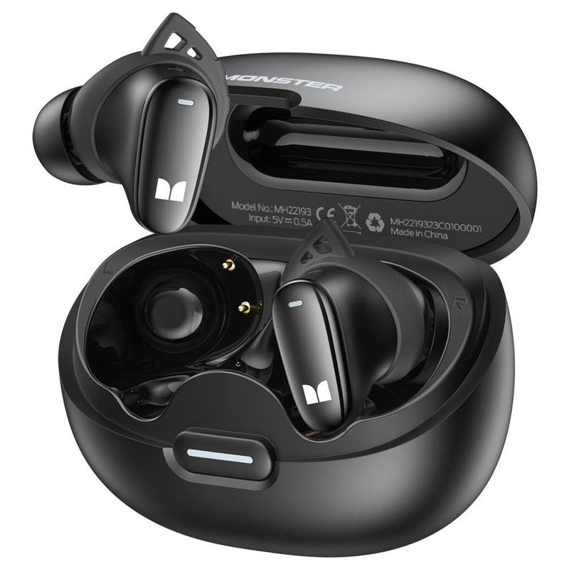 Handsfree Bluetooth Monster N-Lite 206, TWS, Czarny