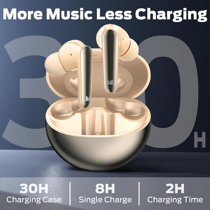 Zestaw słuchawkowy Bluetooth Monster N-Lite 203 AirLinks, TWS, Złoty