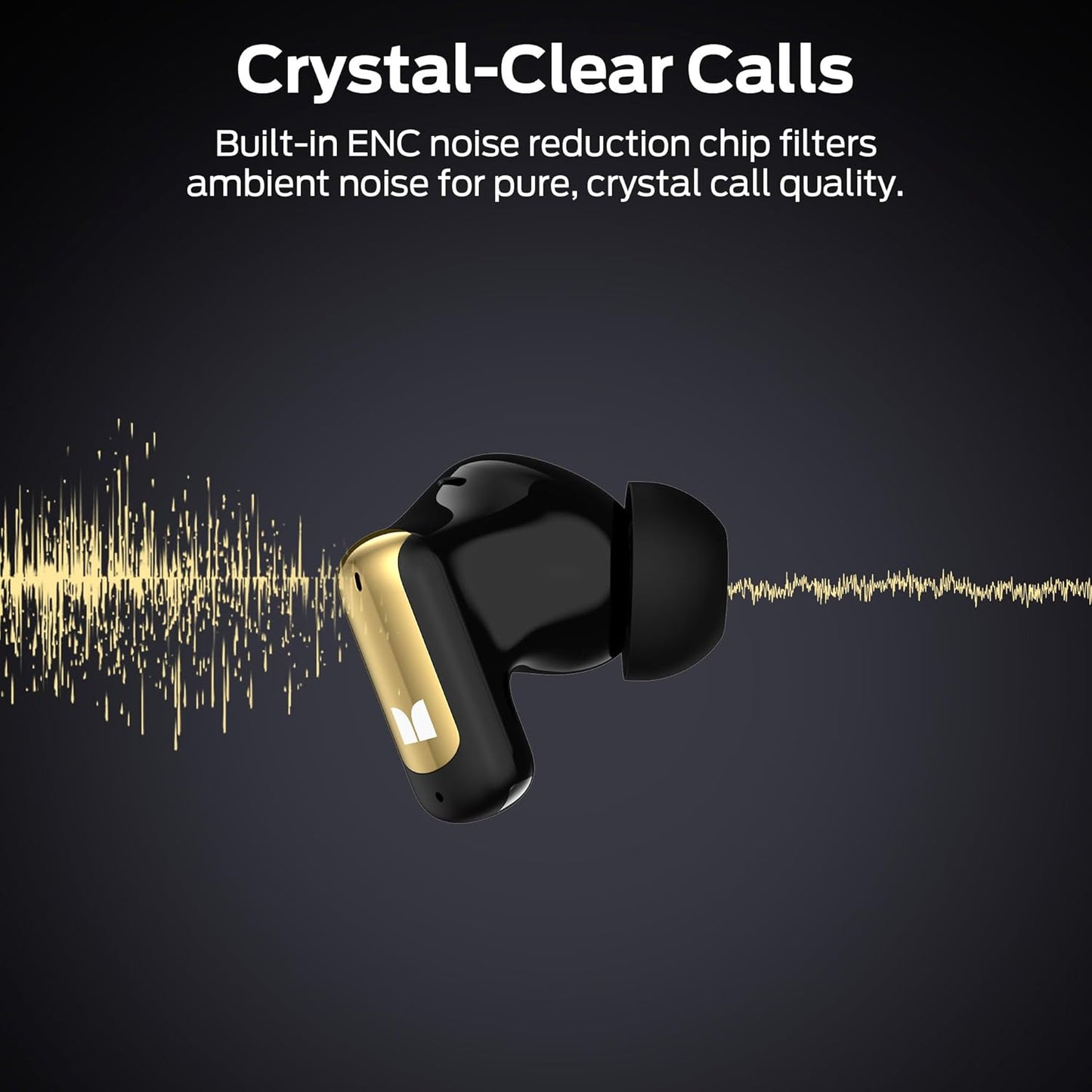 Zestaw słuchawkowy Bluetooth Monster N-Lite 217, TWS, Czarny