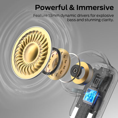 Zestaw słuchawkowy Bluetooth Monster N-Lite 217, TWS, Czarny