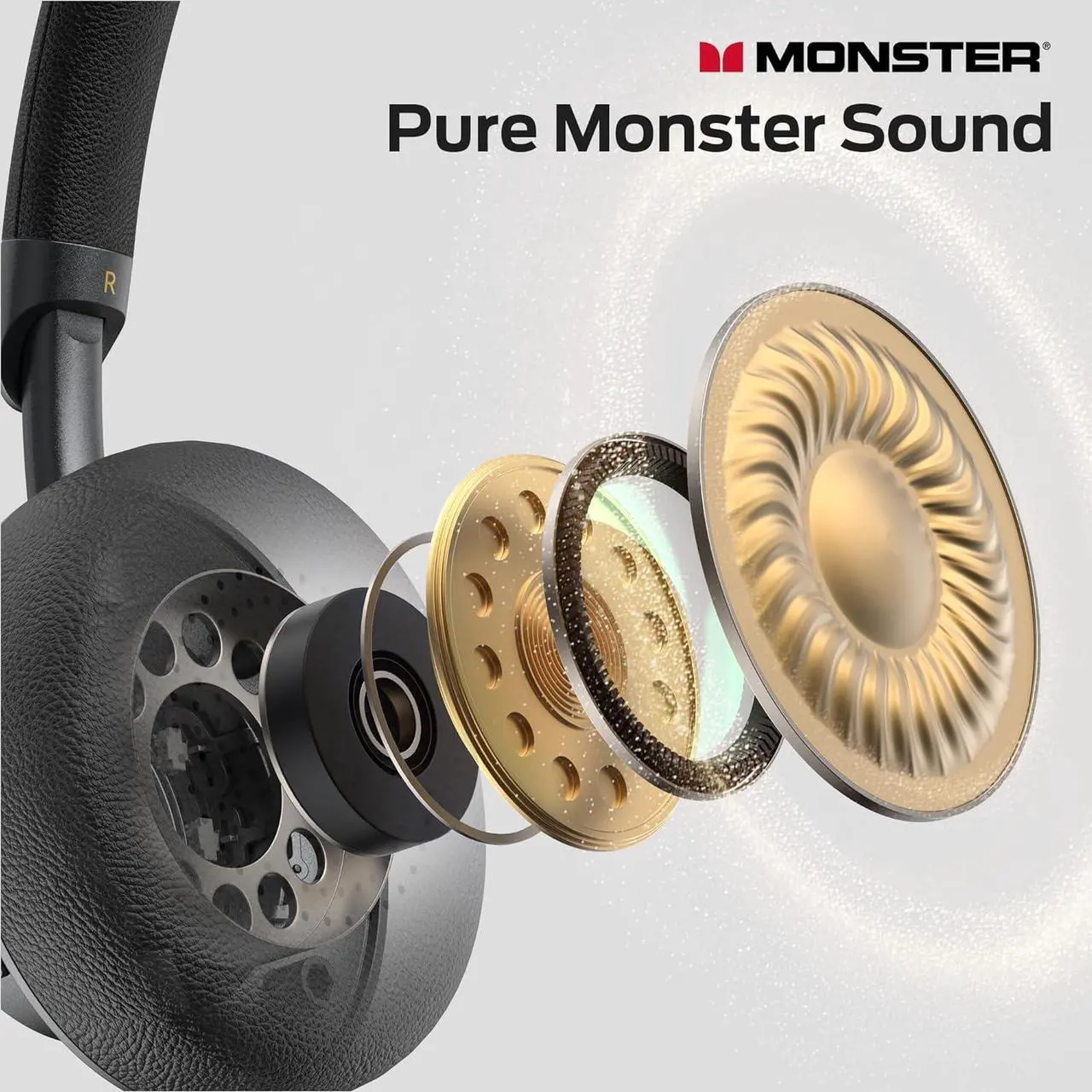 Zestaw słuchawkowy Bluetooth Monster N-tune mini 02, A2DP, ANC, Czarny