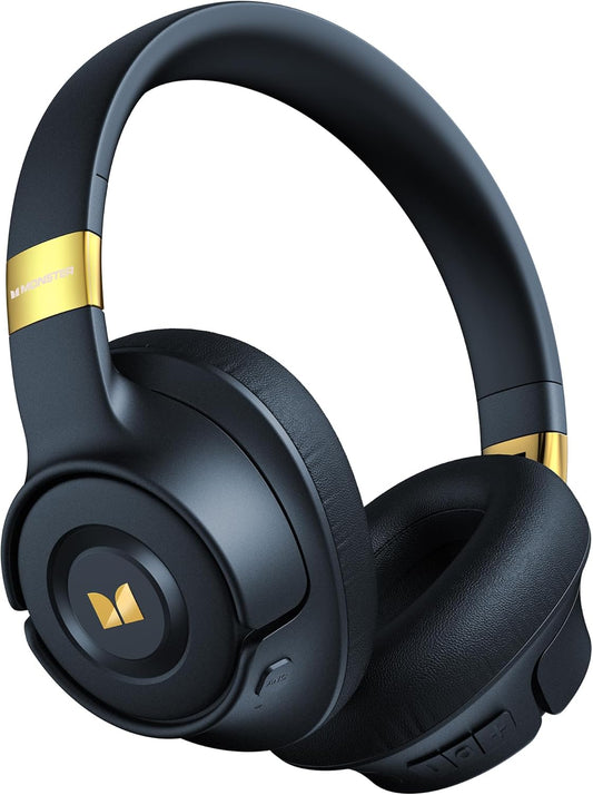 Zestaw słuchawkowy Bluetooth Monster Persona SE, A2DP, ANC, Niebieski