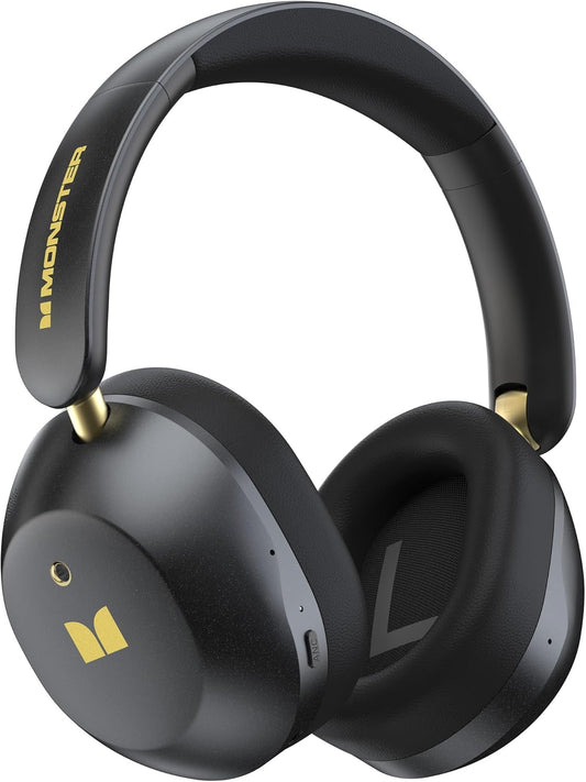 Zestaw słuchawkowy Bluetooth Monster Persona 6th, MultiPoint, A2DP, ANC, Czarny