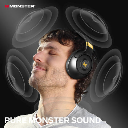 Zestaw słuchawkowy Bluetooth Monster Persona SE, A2DP, ANC, Czarny