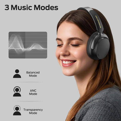 Zestaw słuchawkowy Bluetooth Monster Persona 3rd, MultiPoint, A2DP, ANC, Czarny