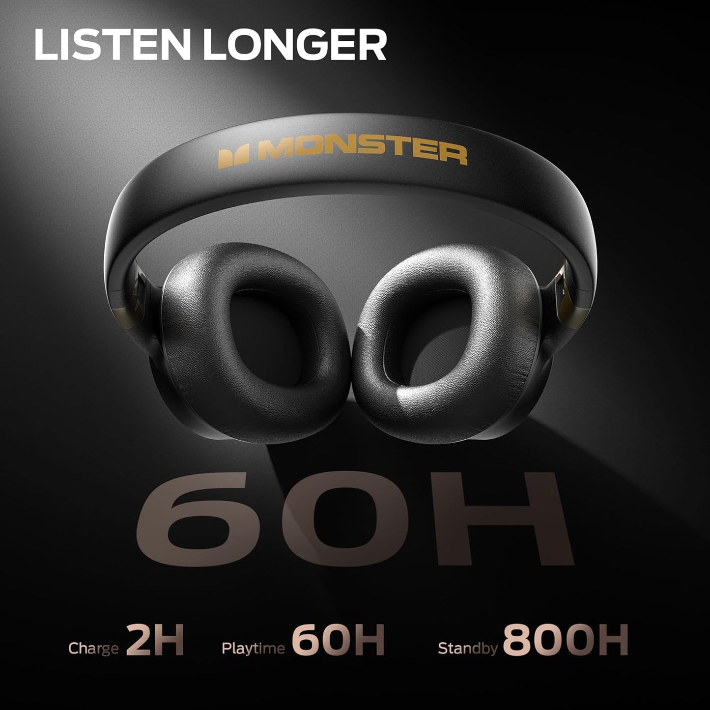 Zestaw słuchawkowy Bluetooth Monster Persona SE, A2DP, ANC, Czarny