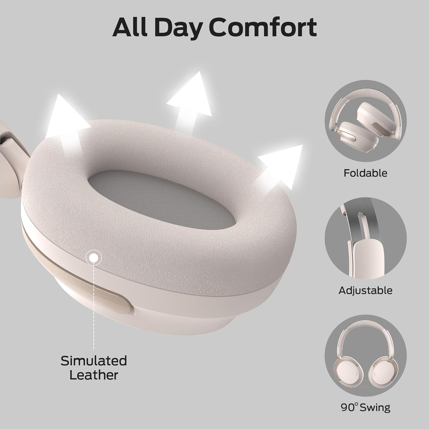 Zestaw słuchawkowy Bluetooth Monster Persona 3rd, MultiPoint, A2DP, ANC, biały