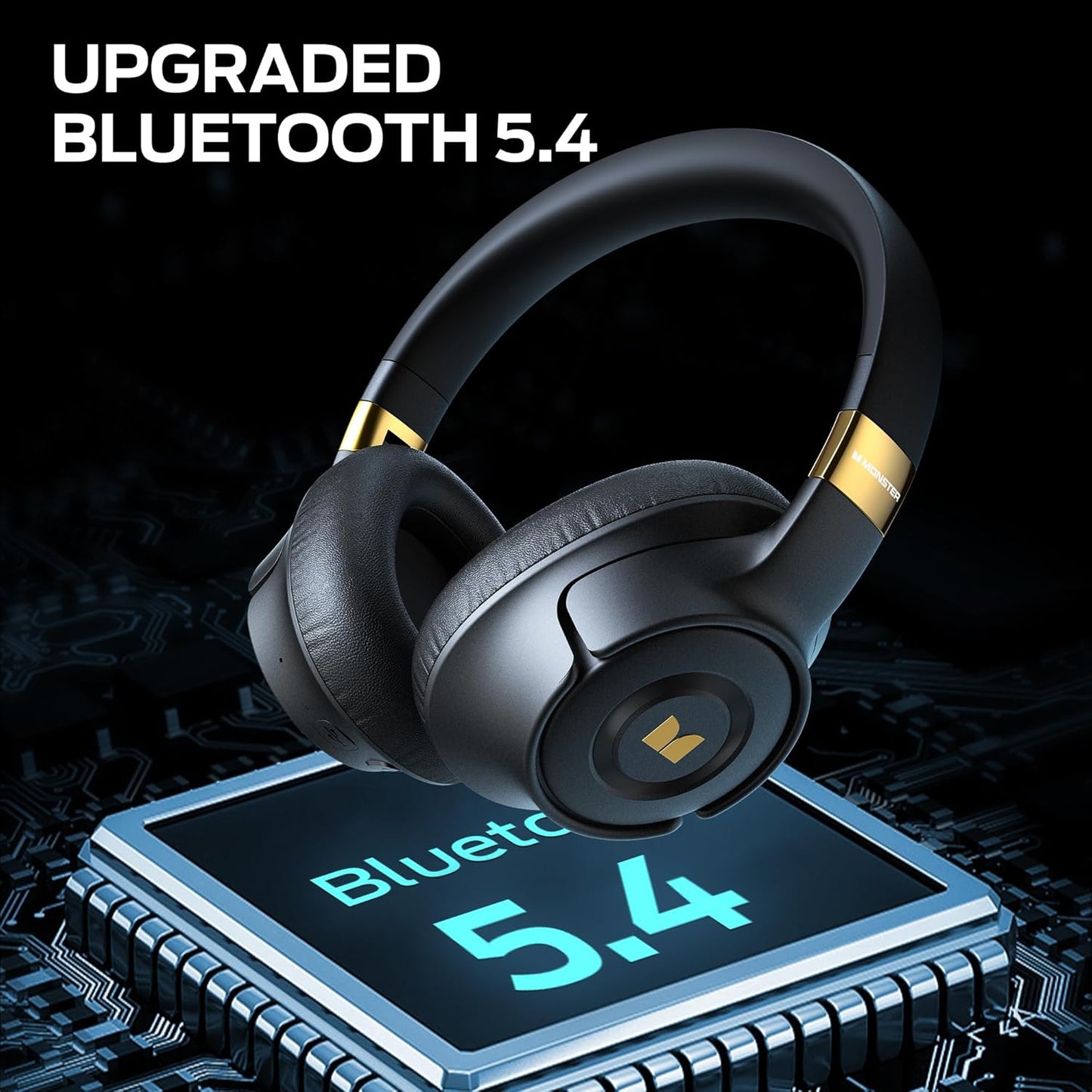 Zestaw słuchawkowy Bluetooth Monster Persona SE, A2DP, ANC, Czarny