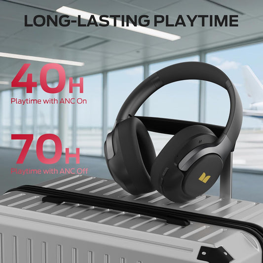 Zestaw słuchawkowy Bluetooth Monster Persona 5th, MultiPoint, A2DP, ANC, Czarny