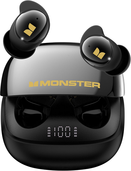 Zestaw słuchawkowy Bluetooth Monster Sleep Ear200, TWS, ANC, Czarny