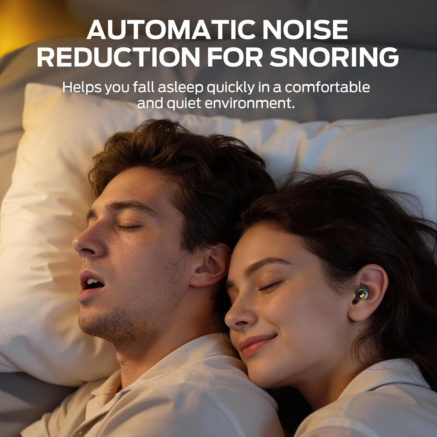 Zestaw słuchawkowy Bluetooth Monster Sleep Ear200, TWS, ANC, Czarny
