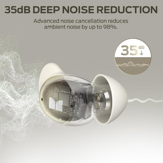 Handsfree Bluetooth Monster Sleep Ear200, TWS, ANC, Złoty