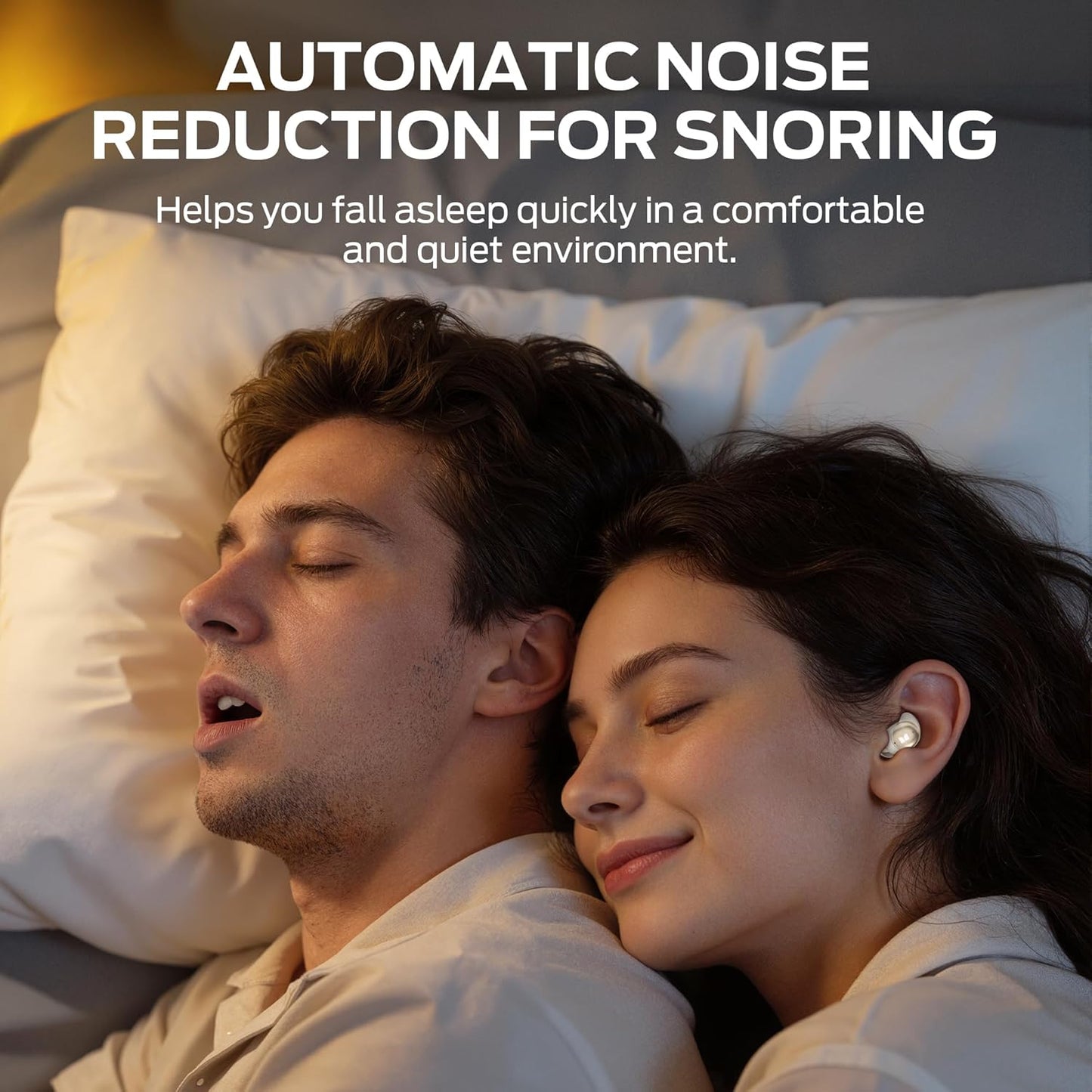 Handsfree Bluetooth Monster Sleep Ear200, TWS, ANC, Złoty