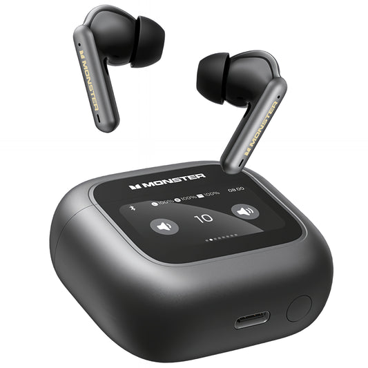 Zestaw słuchawkowy Bluetooth Monster TH300, TWS, Czarny