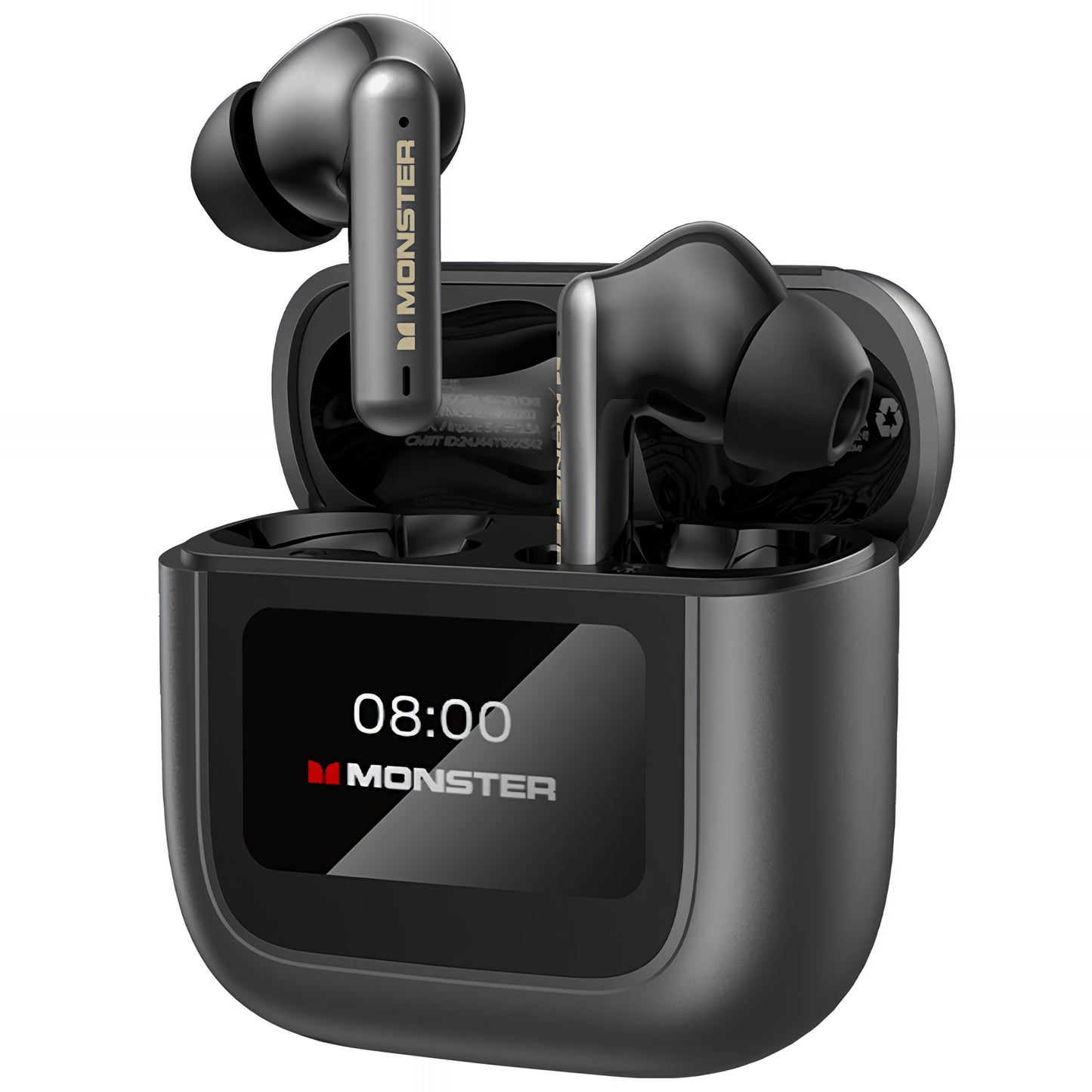 Zestaw słuchawkowy Bluetooth Monster TH300, TWS, Czarny