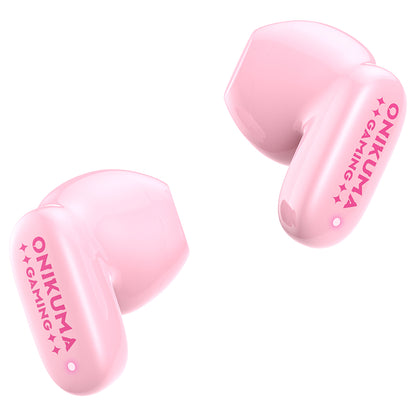 Handsfree Bluetooth Onikuma TX603, TWS, Różowy