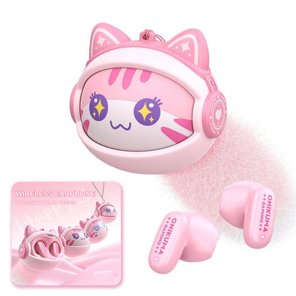 Handsfree Bluetooth Onikuma TX603, TWS, Różowy