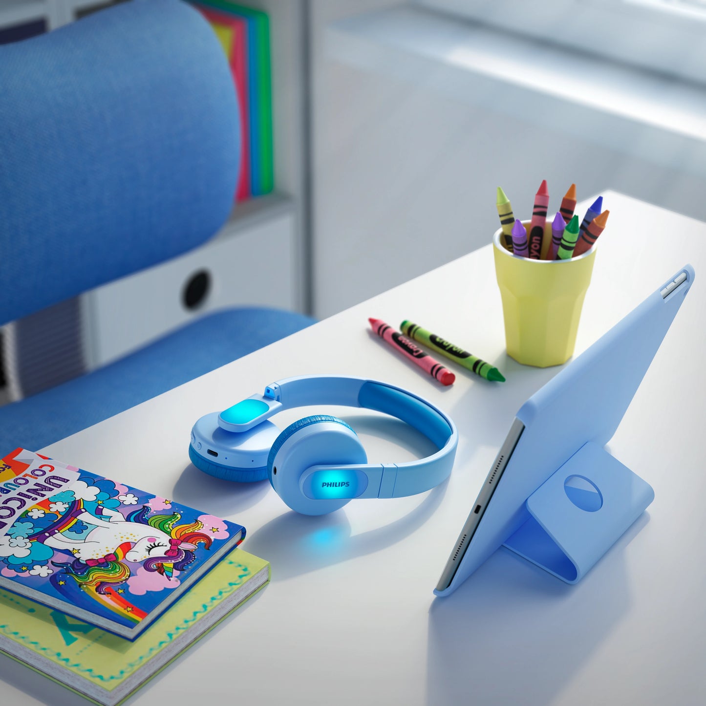 Handsfree Bluetooth Philips Kids, A2DP, Niebieski TAK4206BL/00