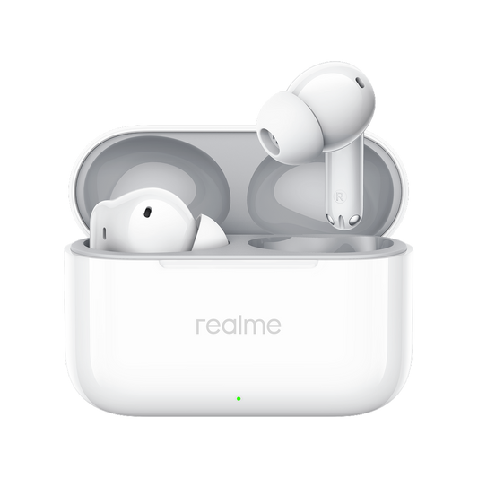Słuchawki Bluetooth Realme Buds T200, TWS, ANC, MultiPoint, Białe