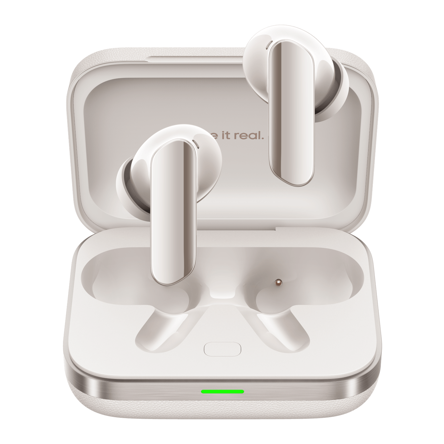 Handsfree Bluetooth Realme Buds Air7 Pro, TWS, ANC, MultiPoint, Beżowy