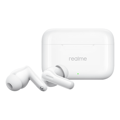 Słuchawki Bluetooth Realme Buds T200, TWS, ANC, MultiPoint, Białe