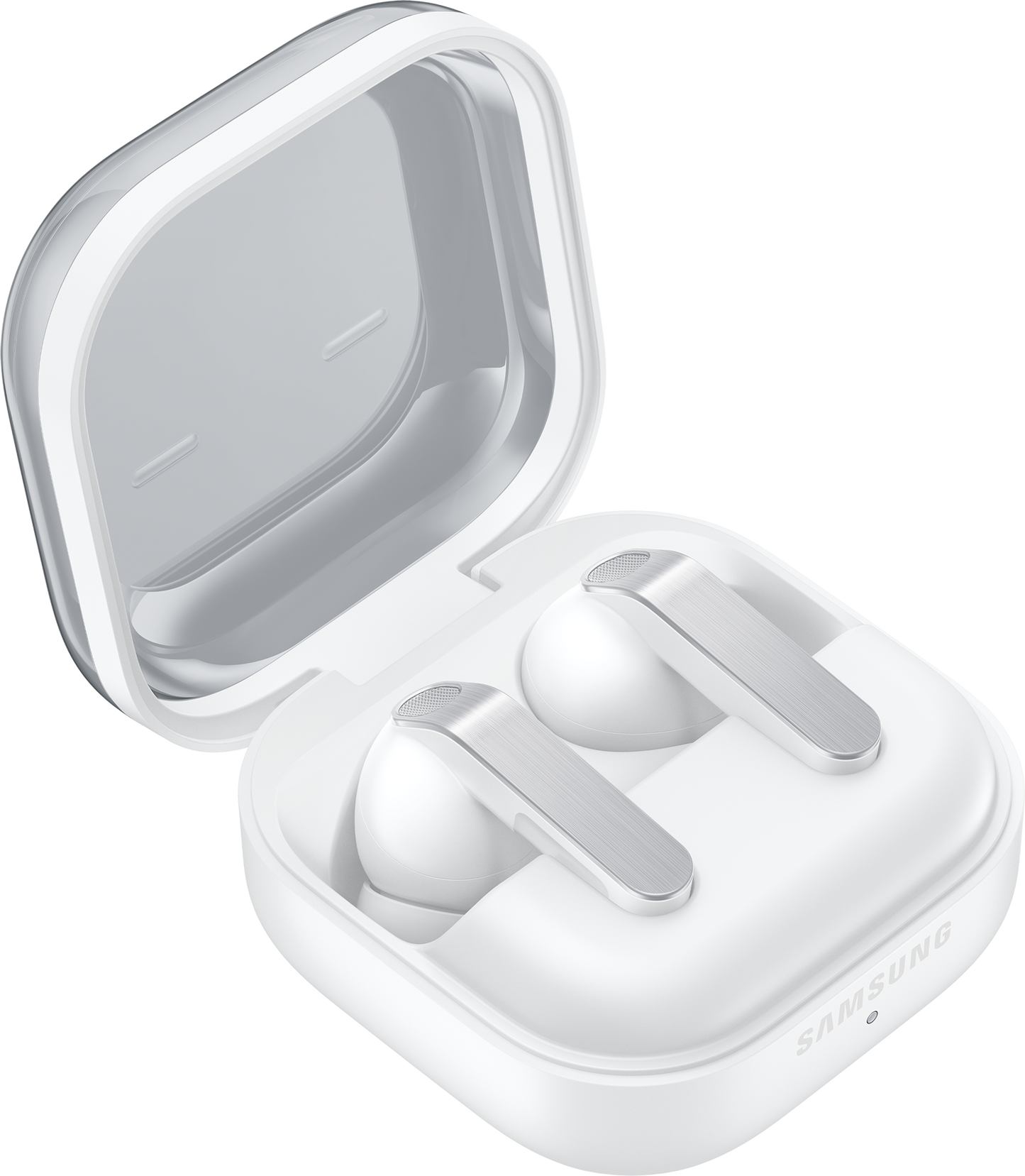 Zestaw słuchawkowy Bluetooth Samsung Galaxy Buds4 Pro, biały SM-R640NZWAEUE
