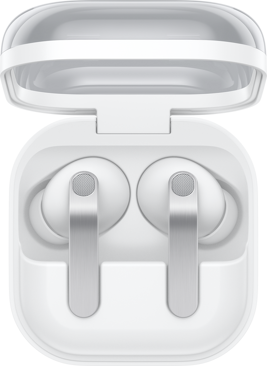 Zestaw słuchawkowy Bluetooth Samsung Galaxy Buds4 Pro, biały SM-R640NZWAEUE