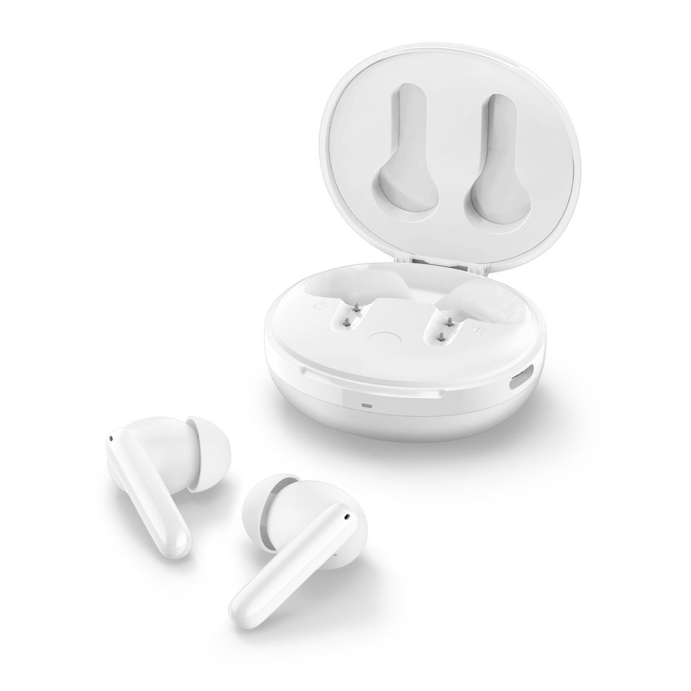 Handsfree Bluetooth Spigen SA2400, TWS, ANC, Biały