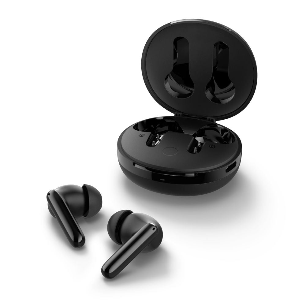 Handsfree Bluetooth Spigen SA2400, TWS, ANC, Czarny
