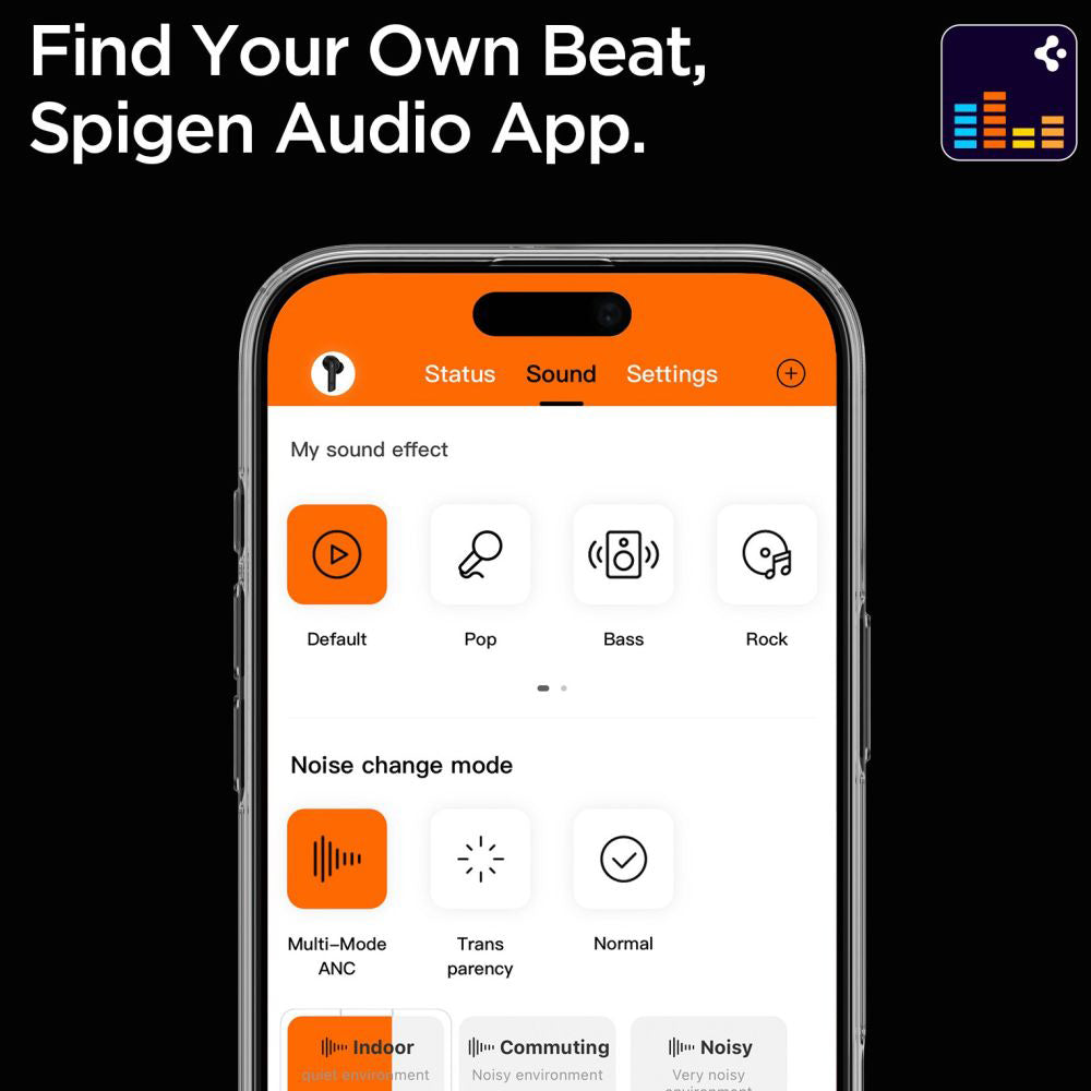Handsfree Bluetooth Spigen SA2401, TWS, ANC, Biały