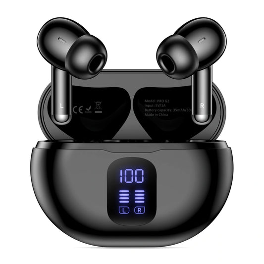 Słuchawki Bluetooth Tech-Protect Ultraboost Pro G2, TWS, Czarne
