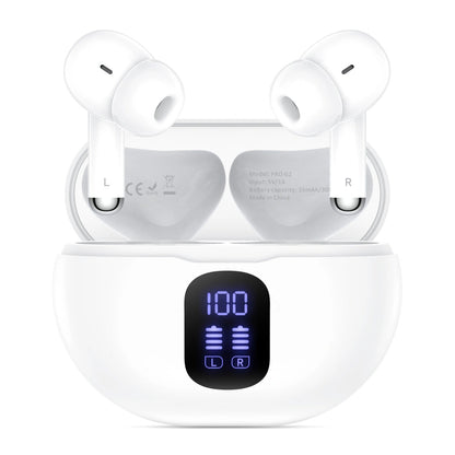 Słuchawki Bluetooth Tech-Protect Ultraboost Pro G2, TWS, Białe